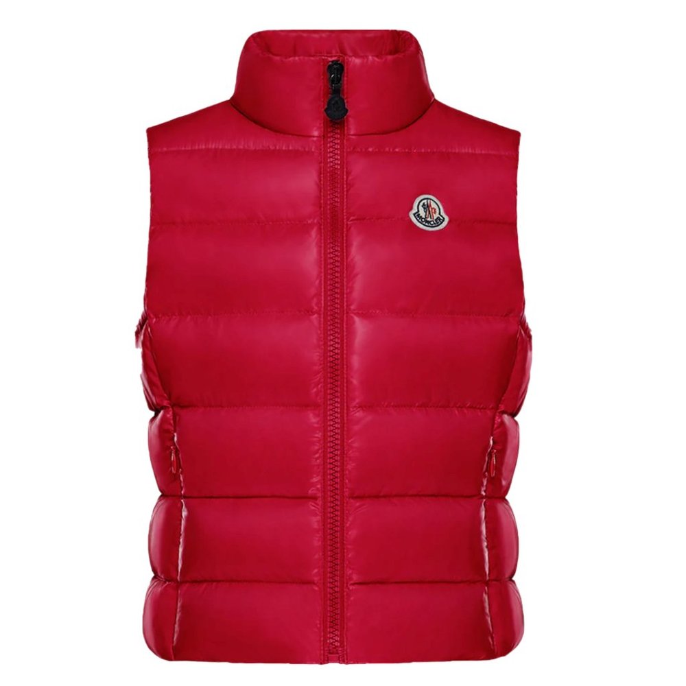 [5y] MONCLER GHANY Kids Waterproof Puffer Vest in Fuchsia